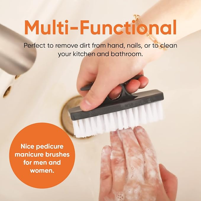 Superio Nail Brush for Cleaning Fingernails, Nail Scrubber - Image 7