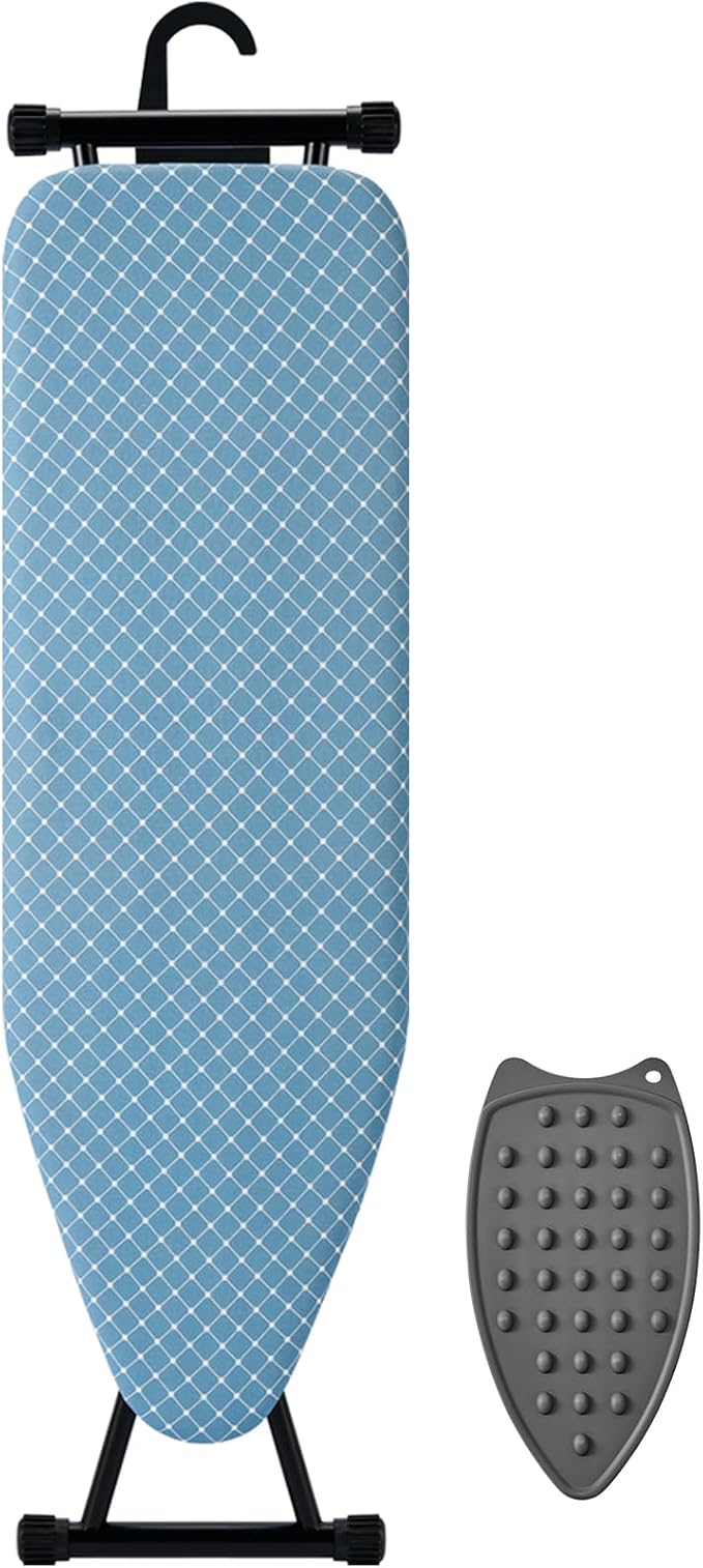 Compact Ironing Board 13 x 43, Iron Board by BKTD