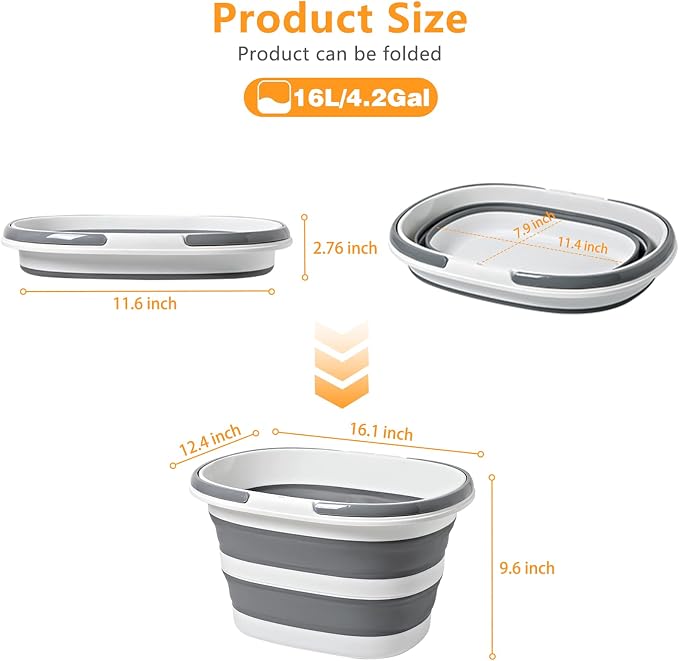 Upgraded 16L Collapsible Bucket - Image 2