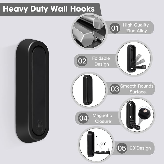 Folding Wall Hooks - Image 2