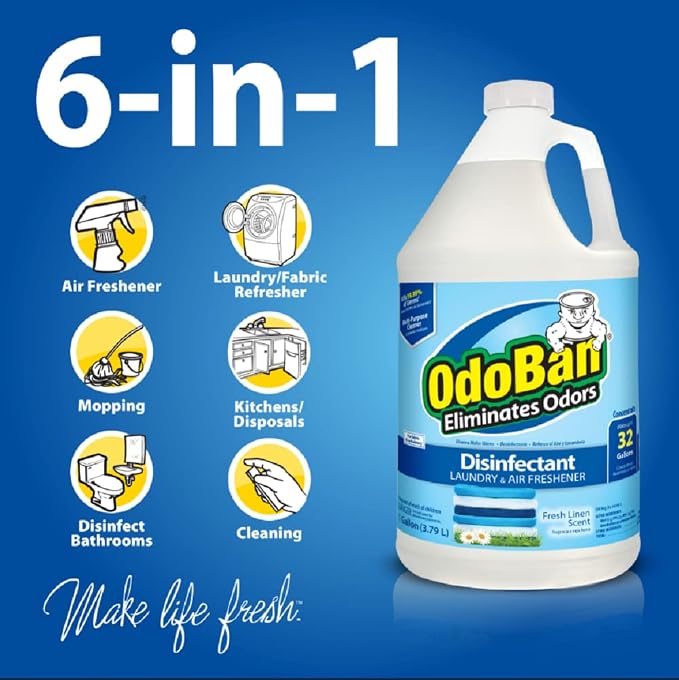 OdoBan Multipurpose Cleaner Disinfectant and Harsh Smell Eliminator Fabric/Air - Image 3