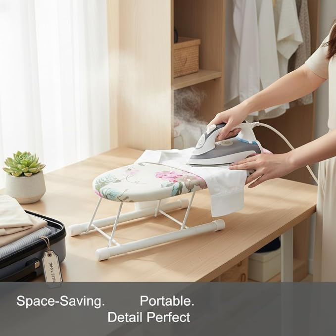 Portable Tabletop Ironing Board Foldable Mini Ironing Board Stable Support - Image 2