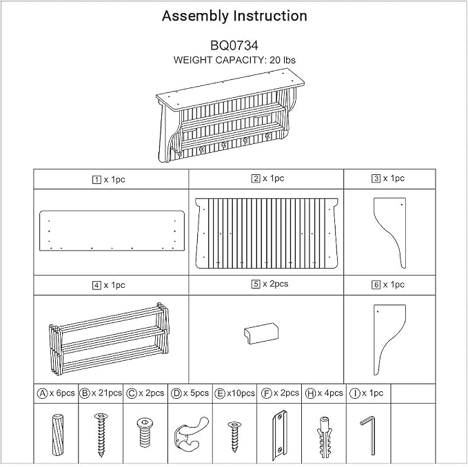 Danya B Accordion Clothes Drying Rack, Retractable, Wall Mounted Towel Rack and - Image 6