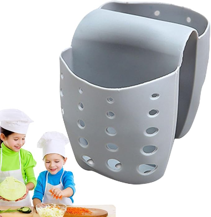 Sponge Holder For Sink, Silicone Construction, 12.3x10.5x9cm, Saddle Sponge - Image 6