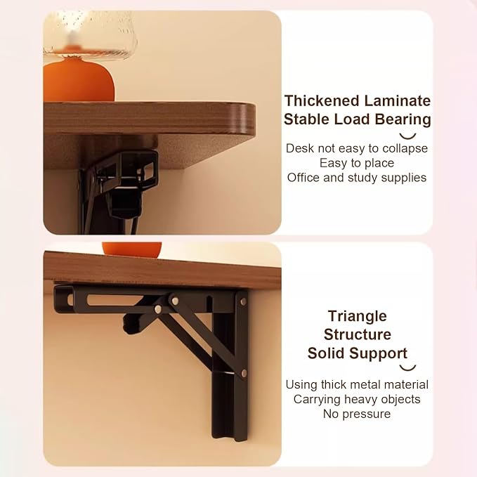 Fold Down Table Wall Mounted Kitchen Table Foldable Wall Table Laundry Folding - Image 6