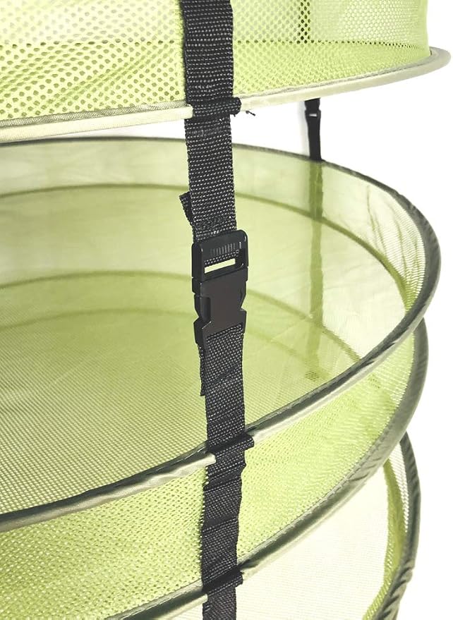 HORTIPOTS Herb Drying Rack Collapsible 2.5 ft Hanging Dry Net Rack - Image 4