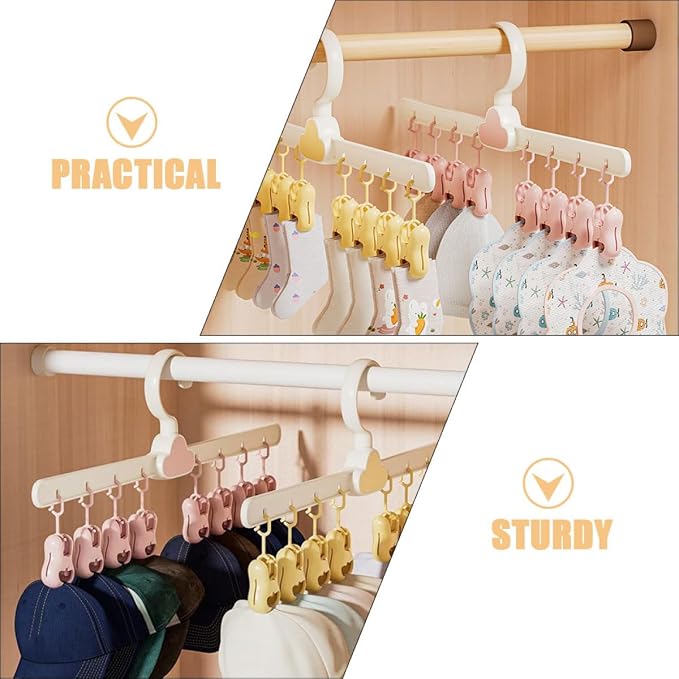 3pcs Windproof Hanging Drying Rack - Image 3