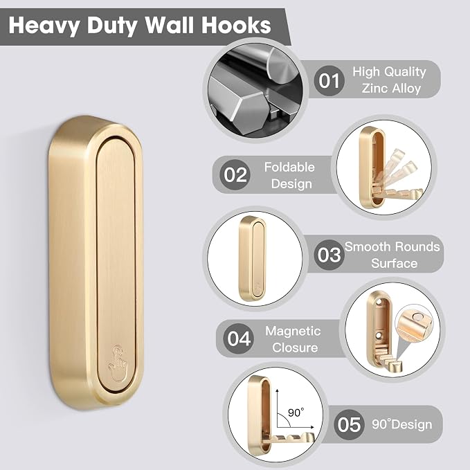 Folding Wall Hooks - Image 3