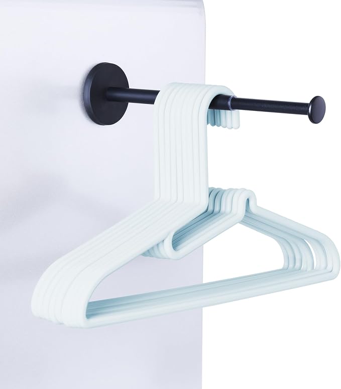Magnetic Hanger Organizer Rack, Extendable Clothes Hanger Stacker by LEKUSHA