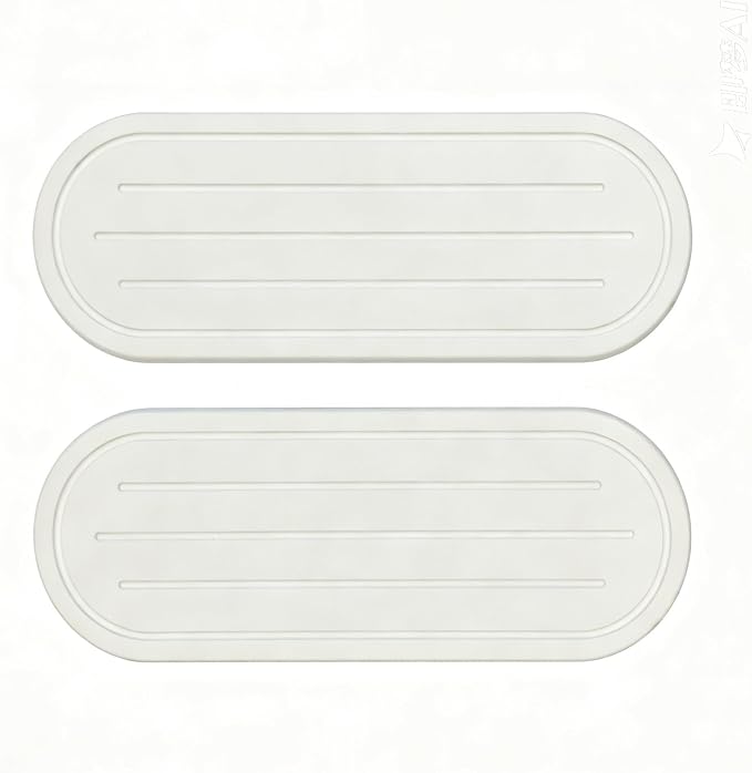 2PCS Water Absorbing Stone Drying Tray Mat - Image 8