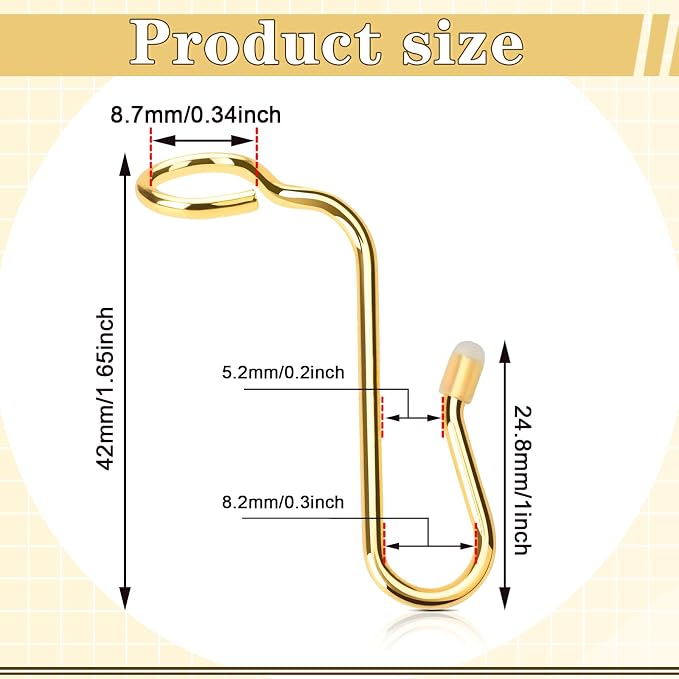 50 Pieces Hanger Connector Hooks Metal Hanger Extender Hooks Stable Clothes - Image 2