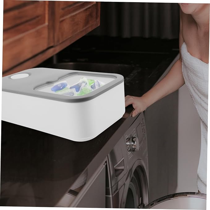 Laundry Holder with Sliding Lid Laundry Container - Image 7