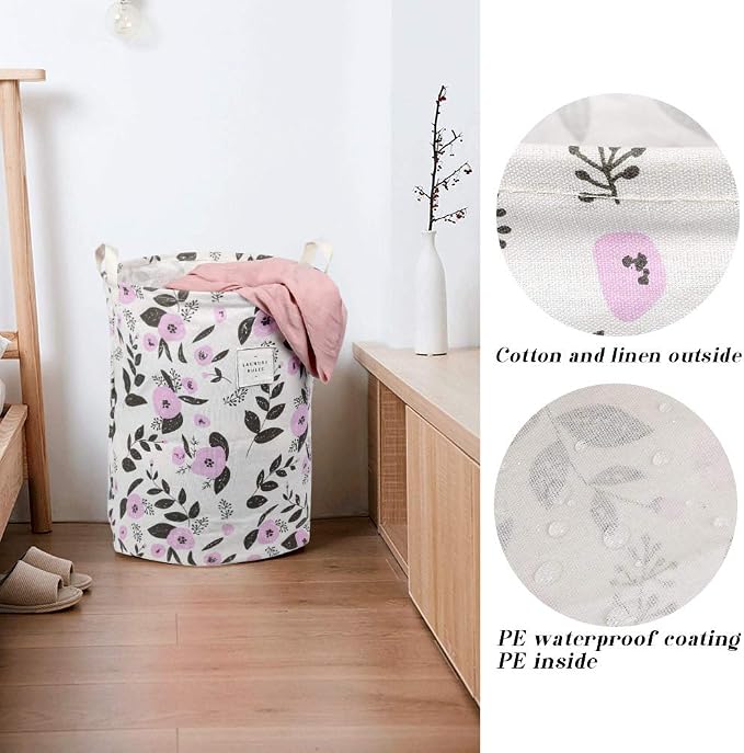 UUJOLY Collapsible Laundry Basket, Laundry Hamper - Image 2