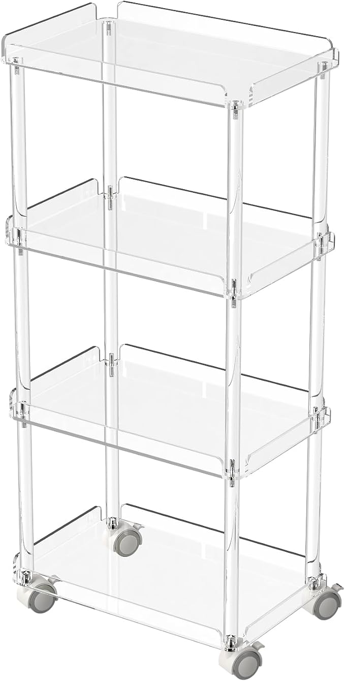 AQUIVER Acrylic Slim Storage Cart by AQUIVER
