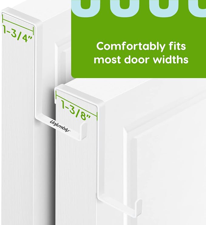 Unjumbly 4 Pack Over The Door Hooks - Image 3
