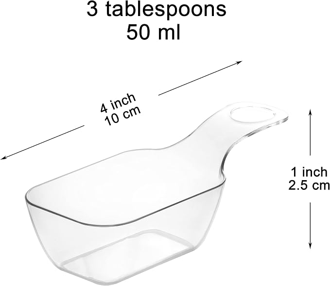 Youngever 12 Pack Plastic Kitchen Scoops, Protein Powder - Image 2