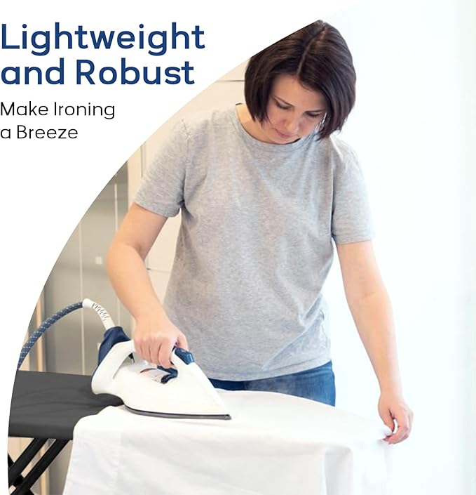 Ironing Board 43x13 with Iron Rest, RAINHOL Compact Iron Board Full Size with - Image 7