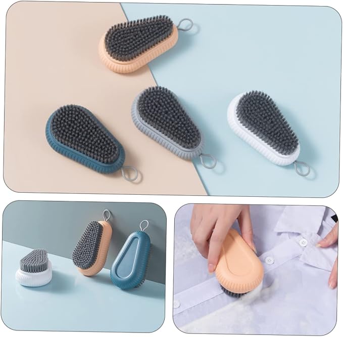 3pcs Soft Bristle Laundry Brush Set - Image 6