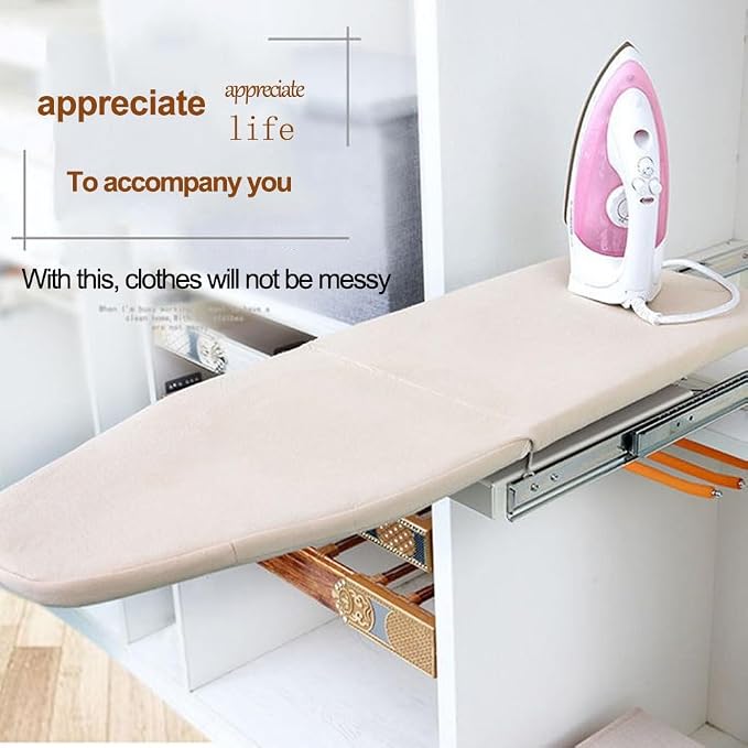 Wall-mounted ironing board, pull-out ironing station, 180° swivel ironing - Image 5