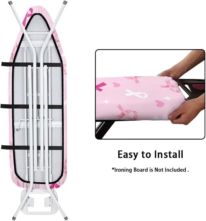 Pink Ribbon Ironing Board Cover - Image 4