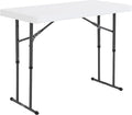 Lifetime Commercial Height Adjustable Folding Utility Table by Lifetime