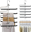 Space Saving Pants Hangers Heavy Duty Magic Slacks Jeans Trouser Hanger by Funamily