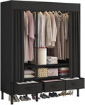 Portable Closet, Garment Rack, Heavy Duty Clothes Rack by WEALTHYHEART