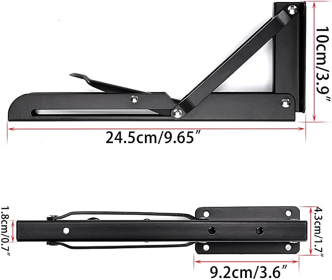 Sumnacon Sturdy Folding Shelf Brackets - Image 2