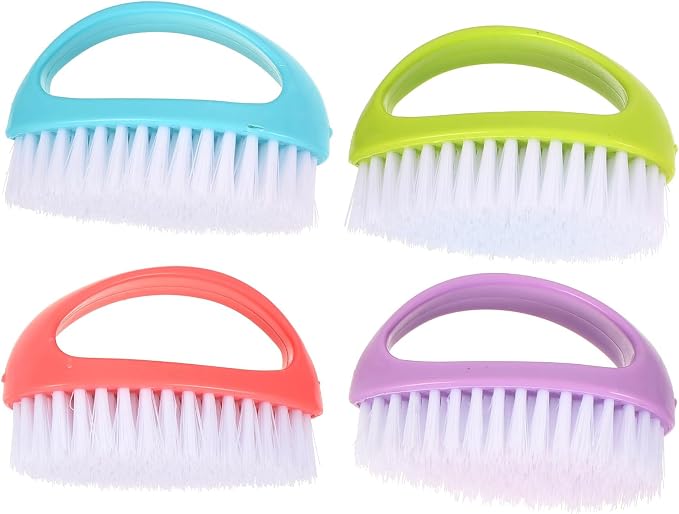 ERINGOGO 4Pcs Multi-Purpose Laundry Scrub Brush Set by HOME