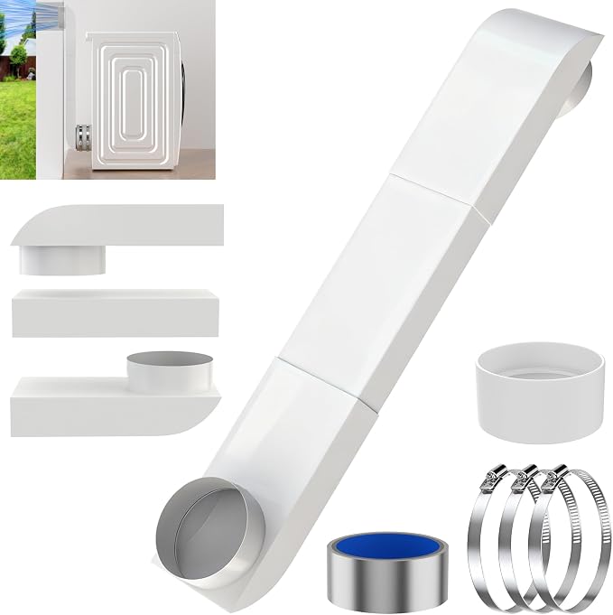 Upgraded 4" Periscope Dryer Vent by Popbee