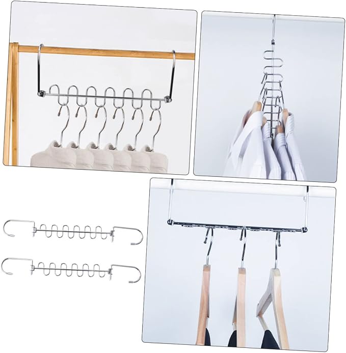 Healifty 1set Multi Hole Clothes Hangers - Image 7