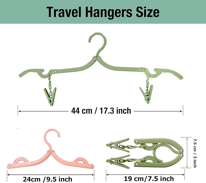 26Pcs Travel Hangers Foldable - Image 2