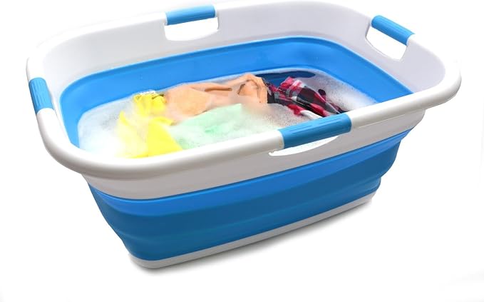 SAMMART 49L Collapsible 4 Handled Laundry Basket-Foldable Storage - Image 6
