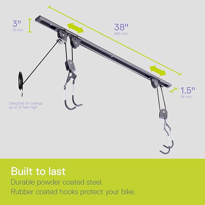 Bike Hoist- Heavy Duty for Space Saving - Image 4