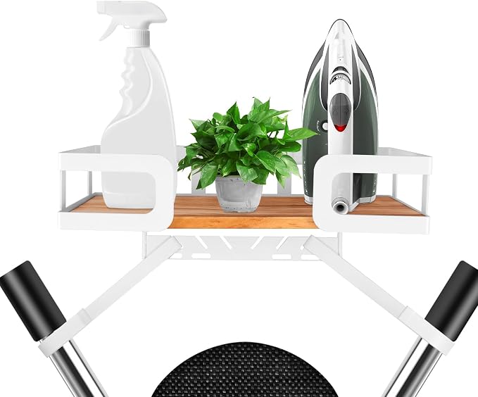 Ironing Board Holder Wall Mount, T and V Shape Ironing Board Hanger Multi Use - Image 9