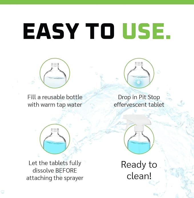 WASH&WHIPS Window/Glass Cleaner Refill Tablets - Image 3