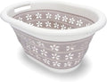Camco Collapsible Laundry Basket | Features Simple Pop-Open & Collapse-Down by Camco