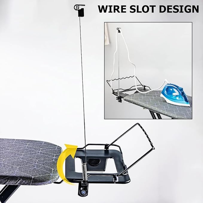 Foldable Ironing Board, Compact and Space Saver Iron Board, Heat Resistant - Image 8