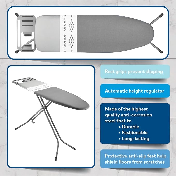 Bartnelli Heavy Duty Ironing Board 48x15 | Designed & Made in Europe - Image 6