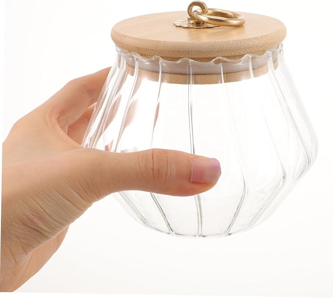 Storage Canister for Laundry Powder Refillable Container Lid Stylish Glass and - Image 8