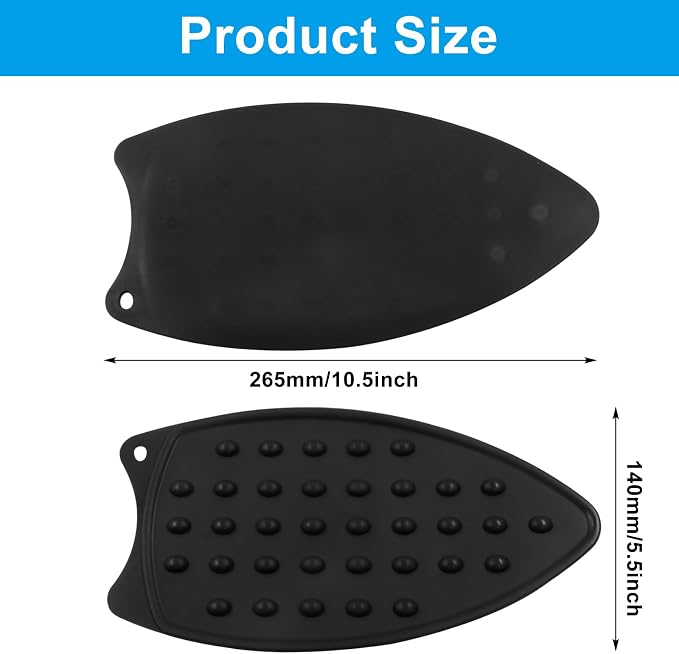 2 Pcs Silicone Iron Rest Pads Mat Iron Hot Heat Resistant Protective Pads - Image 3