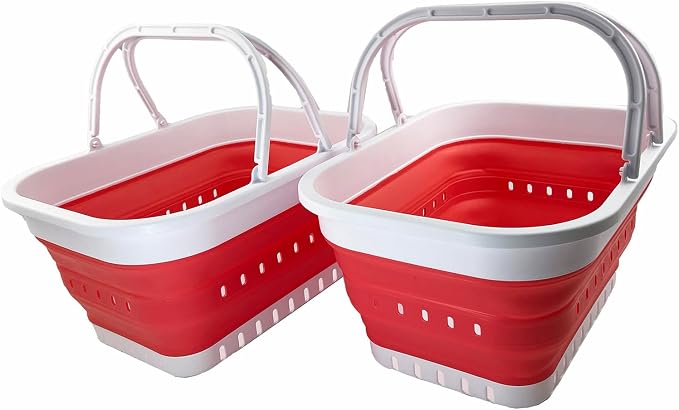 SAMMART Collapsible Tub with Handle 19L by SAMMART