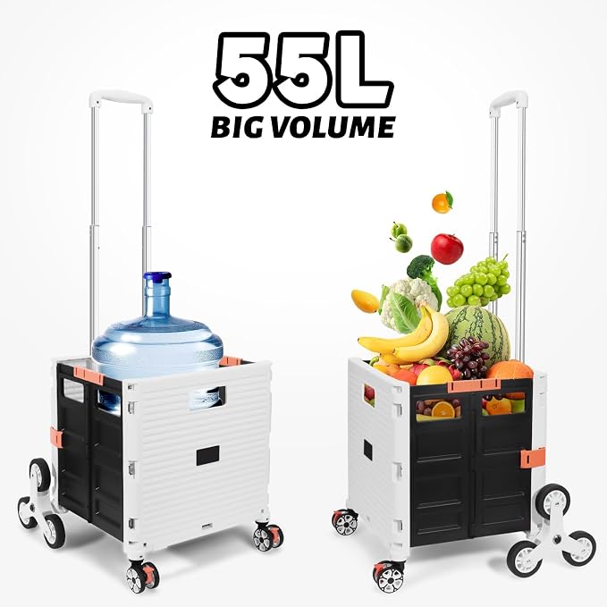 FELICON SELORSS Folding Utility Cart Portable Rolling Crate Handcart - Image 6