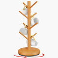 Mug Holder Tree, New Upgraded 360° Rotated 8 Hooks Coffee Cup Holder by ZYZWTG