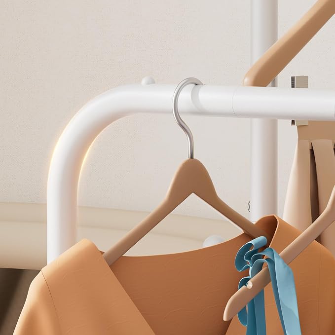 SINGAYE Clothing Rack Garment Coat Racks Drying Metal Freestanding - Image 8