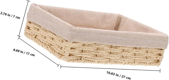Hand-woven Storage Boxes Compartmentalized Glove Box - Image 2