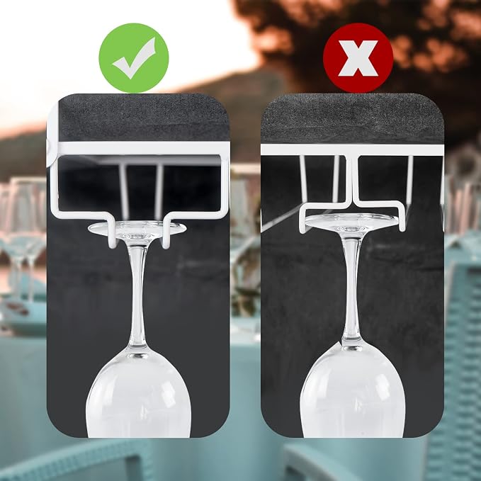 Adjustable Under Cabinet Stemware Holder - Image 6