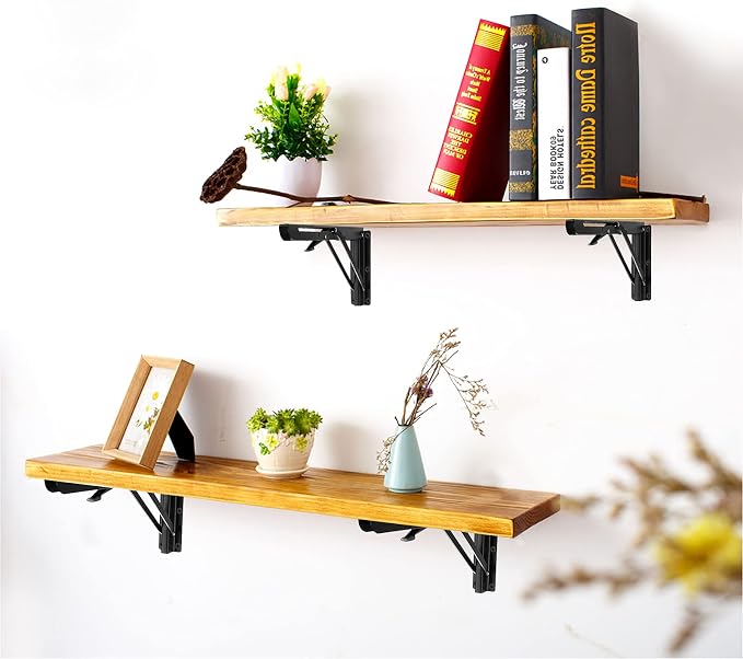 Sumnacon 2 Pcs 14 Inch Folding Shelf Brackets - Image 7