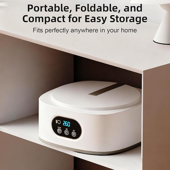 Portable Clothes Dryer, Compact & Foldable Electric Drying Machine - Image 5