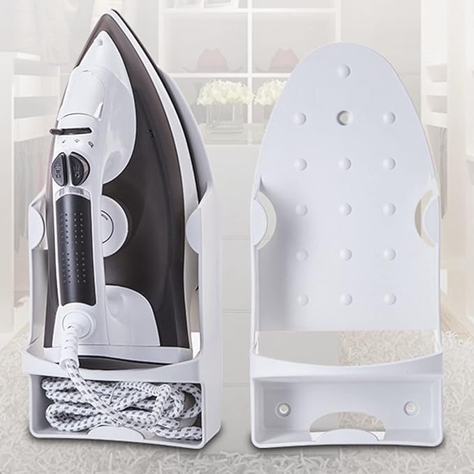 Ironing Board Hanger Wall Mount, Electric Iron Holder Rack Organizer - Image 2
